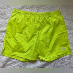 The North Face Neon Yellow Shorts